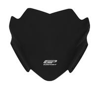 GP Kompozit Pare-brise sport noir compatible pour Yamaha XMAX 250/XMAX 400 2014-2017 35 cm