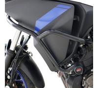 GP Kompozit Protection de barre de crash de moteur compatible avec MT-07 Tracer 2020-2022 Noir