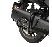GP Kompozit Protection de barre d'échappement pour XMAX 250 2018-2022, noir