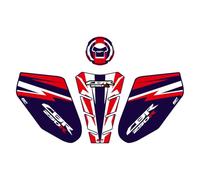GP Kompozit Protège-réservoir compatible CBR 250 2011-2012 Bleu