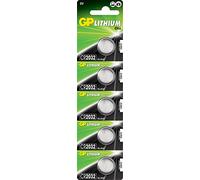 GP Lithium pile bouton 3 V CR2032 Lot de 5 haute capacité 210 mAh