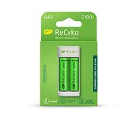 GP Lot de 2 chargeurs de batterie USB E211 avec 2 piles AA 2100, 1,2 V, indicateur LED