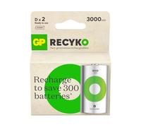 GP Lot de 2 piles Recyko 3000 D Boy Ni-Mh 1,2 V