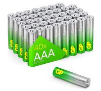 GP Lot de 40 Piles alcalines Super Micro (AAA) 1,5 V