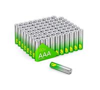 GP Lot de 80 Piles Super alcalines AAA Micro, LR03, 1,5 V, idéales pour alimenter Les appareils du Quotidien - La Nouvelle Technologie G-Tech