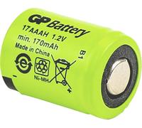 GP Ni-MH Industrial 170 AAAH 1/3AAA Pile rechargeable LR6 (AA) NiMH 1.2 V 170 mAh