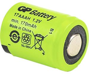GP Ni-MH Industrial 170 AAAH 1/3AAA Pile rechargeable LR6 (AA) NiMH 1.2 V 170 mAh