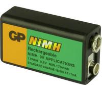 GP Ni-MH Industrial 170 R9H Pile rechargeable 6LR61 (9V) NiMH 9.6 V 170 mAh 1 pc(s)