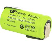 GP Ni-MH Industrial 750 AAH 1A1P-C1 Pile rechargeable LR6 (AA) NiMH 1.2 V 750 mAh 1 pc(s)