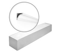 GP NOMASTYL Moulure de plafond - 10 pièces (20 m) - 100 x 100 x 2000 mm - NOËL & MARQUET - une marque de NMC - Polystyrène