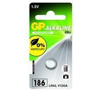GP Pile bouton alcaline 186 (V12GA / L 1142), blister 1