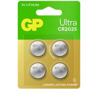 GP Pile bouton CR 2025 3 V 4 pc(s) 145 mAh lithium Ultra