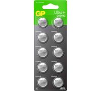 GP Pile bouton CR 2032 3 V 10 pc(s) 240 mAh Li-MnO2 GP Ultra Plus Batterie Lithium Knopfzelle CR2032 10 Stück