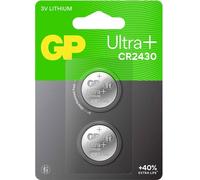 GP Pile bouton CR 2430 3 V 2 pc(s) 300 mAh Li-MnO2 GP Ultra Plus Batterie Lithium Knopfzelle CR2430 2 Stück