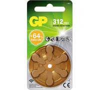 GP Pile pour appareil auditif ZA 312 1.4 V 6 pc(s) zinc-air GPPBZZ31F017