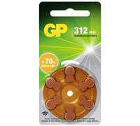 GP Pile pour appareil auditif ZA 312 1.4 V 6 pc(s) zinc-air PR41