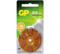 GP Pile pour appareil auditif ZA 312 1.4 V 6 pc(s) zinc-air PR41