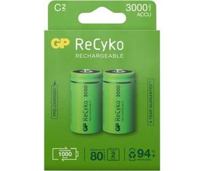 Gp - Pile Rechargeable Recyko+ 2x C 3000 Mah