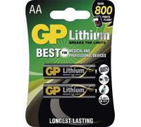 GP Piles au lithium AA (FR6), 2 pièces, B15212