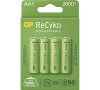 GP Piles rechargeables ReCyko 2700 AA (HR6), 4 pièces, B21274