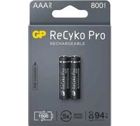 GP Piles rechargeables ReCyko Pro Professional AAA (HR03), 2 pièces, B2218