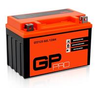 GP-Pro , batterie GEL 12 V 12 Ah (type GTZ12S) | scellée préchargée, pôle + à gauche, 150mm x 87mm x 110mm, sim. YTZ12S, YTX12A-BS, 51120, YTZ14S, M6012