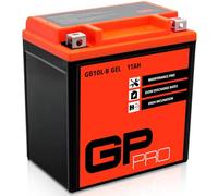 GP-PRO GB10L-B 12V 11Ah GEL Batterie de démarrage (compatible avec YB10L-B / YB10L-B2) (Sans entretien/Scellé) Moto Scooter Accumulateur