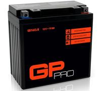 GP-PRO GB16 12V 9Ah GEL Batterie de démarrage (semblable à YB16 CB16 Sans entretien / Scellé) Moto Accumulateur