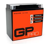 GP-PRO GB16CL-B 12V 9Ah GEL Batterie de démarrage (compatible avec YB16CL-B / CB16CL-B) (Sans entretien/Scellé) Moto Accumulateur