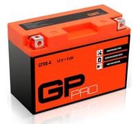 GP-PRO GT9B-4 12V 8Ah GEL Batterie de démarrage (semblable à YT9B-4 / YT9B-BS) (Sans entretien / Scellé) Moto Accumulateur