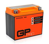 GP-PRO GTX12-BS 12V 12Ah GEL Batterie de démarrage (compatible avec YTX12-BS / 51012)) (Sans entretien/Scellé) Moto Accumulateur