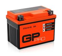 GP-PRO GTX4L-BS 12V 5Ah GEL Batterie de démarrage (semblable à YTX5L-BS / YTX4L-BS) (Sans entretien / Scellé) Scooter Accumulateur
