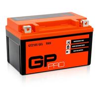 GP-PRO GTZ10S 12V 9Ah GEL Batterie de démarrage (semblable à YTZ10S / YTZ10-BS) (Sans entretien / Scellé) Moto Accumulateur