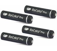 GP Rechargeable Recyko + GP 85AAAHCBE-2UWC4/AAA Blister de 4 Piles Rechargeables AAA Recyko+ 850 mAh Vert