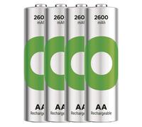 Pile rechargeable GP AA ReCyckO lot de 4 2600mAh