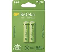 GP Recyko 2700. 2 piles AA rechargeables
