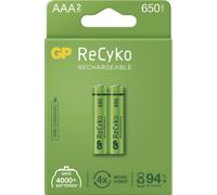 GP Recyko 650. 2 piles rechargeables AAA