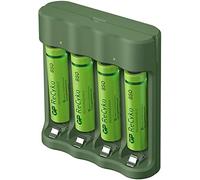 GP ReCyko B421/85 4-Port USB Chargeur + 4X AAA NiMh 850mAh