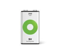 GP RECYKO Batterie NiMH 9 V 200 mAh, 8,4 V, 1 pièce