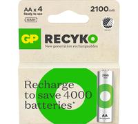 GP Recyko Batterie rechargeable NiMH AA HR6 2100 mAh 4-pack