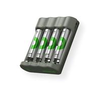 GP ReCyko Chargeur de piles USB GP B441 +4 AAA 850 mAh NiMH 1,2 V - Charge rapide 3h