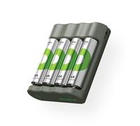 G & P Naturarznei Chargeur de piles rondes B441 – NiMH LR03 (AAA) & LR6 (AA)