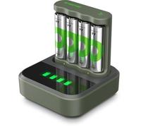 GP Recyko Everyday Chargeur B441 (USB) avec station de charge D451, avec 4 piles AA NiMH 2100 mAh