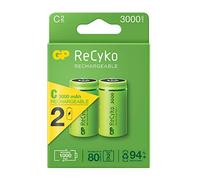 GP ReCyko Lot de 2 Piles Rechargeables 3000 mAh