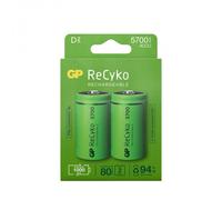 GP ReCyko LR20/D 5700mAh - Pack de 2 accus rechargeables NiMH