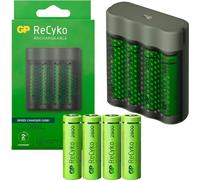Chargeur de batterie USB GP M451 + 4x piles ReCyko AA 2600mAh