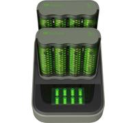 GP ReCyko M4D85 8-fach LCD 8Port Docking St. + 4x AA NiMh 2600mAh