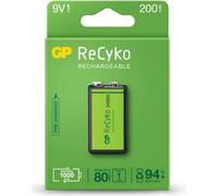 GP Recyko Pile préchargée 9V. 200mAh