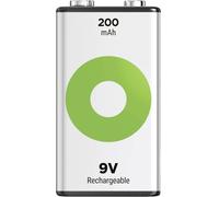 GP RECYKO Batterie NiMH 9 V 200 mAh, 8,4 V, 1 pièce