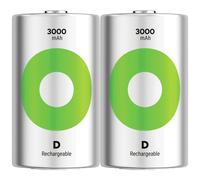 GP ReCyko Pile rechargeable LR20 (D) NiMH 3000 mAh 1.2 V 2 pc(s)